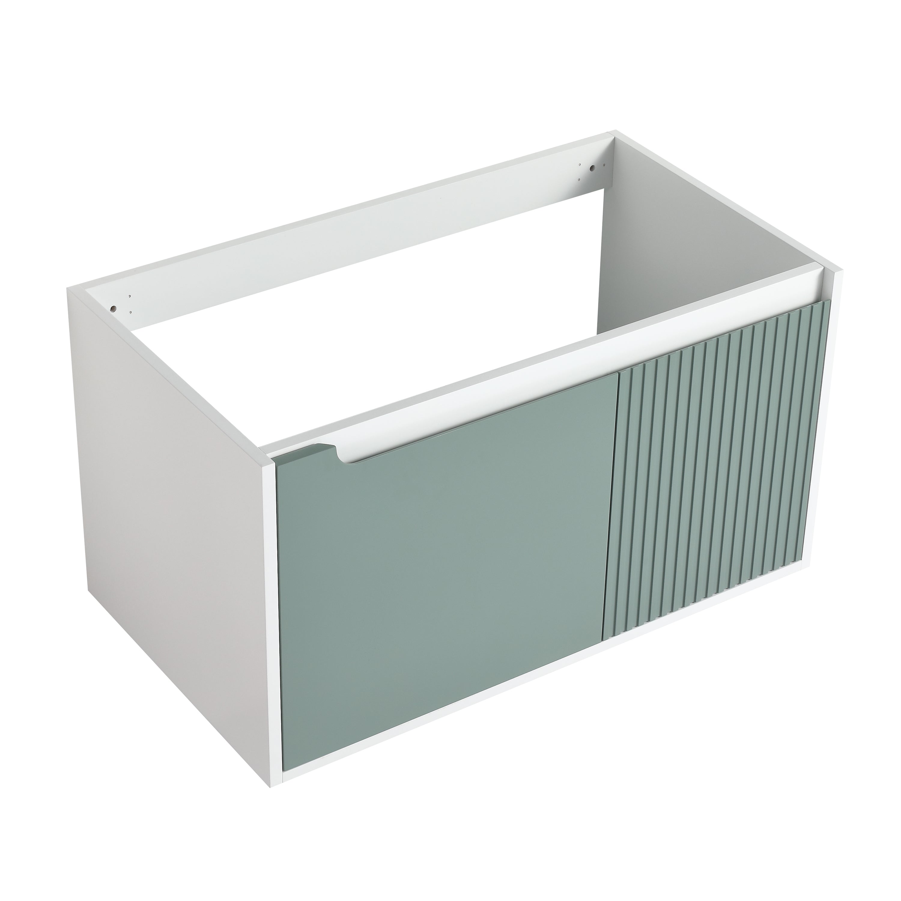 36'' Floating Wall-Mounted Bathroom Vanity & Soft-Close Cabinet Door(Only Vanity ,without Basin)