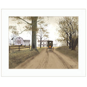 'Headin Home' by Billy Jacobs, Ready to Hang Framed Print, White Frame
