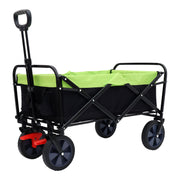 150L Collapsible Wagon Cart Foldable, Utility Garden Wagon with 360lbs Weight Capacity, Heavy Duty Portable Sport Wagon with Wheels for Outdoor, Grocery, Shopping