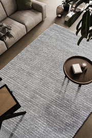 Lydia Charcoal, Gray, Ivory and White Polypropylene Area Rug