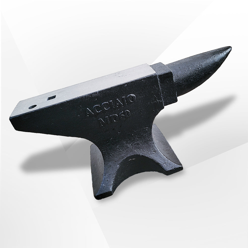 Single Horn Anvil 132Lbs Cast Steel Anvil Blacksmith for Sale Forge Tools and Equipment Anvil Rugged Round Horn Anvil Blacksmith Jewelers Metalsmith Blacksmith Tool