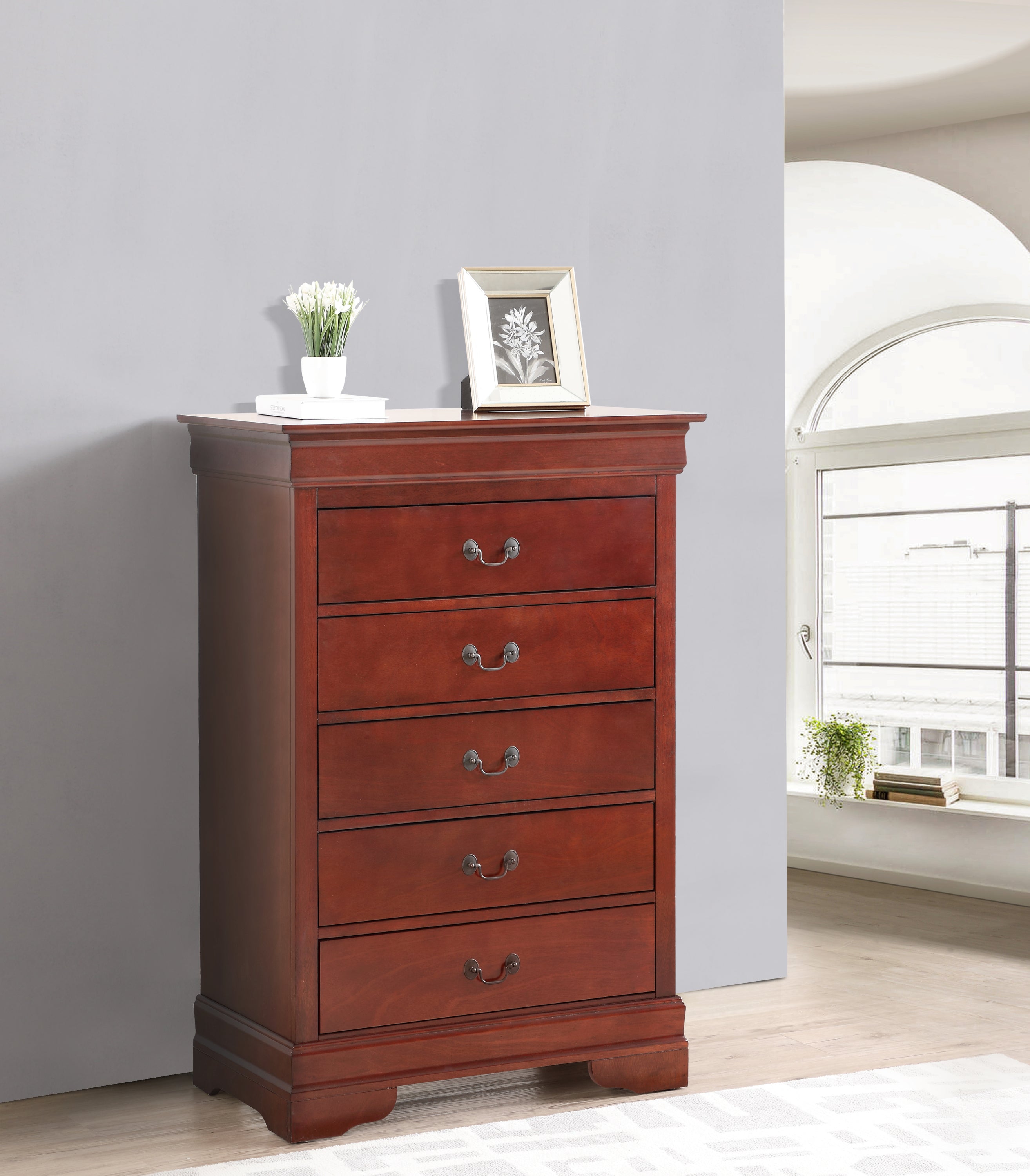Louis Phillipe G3100-CH Chest , Cherry
