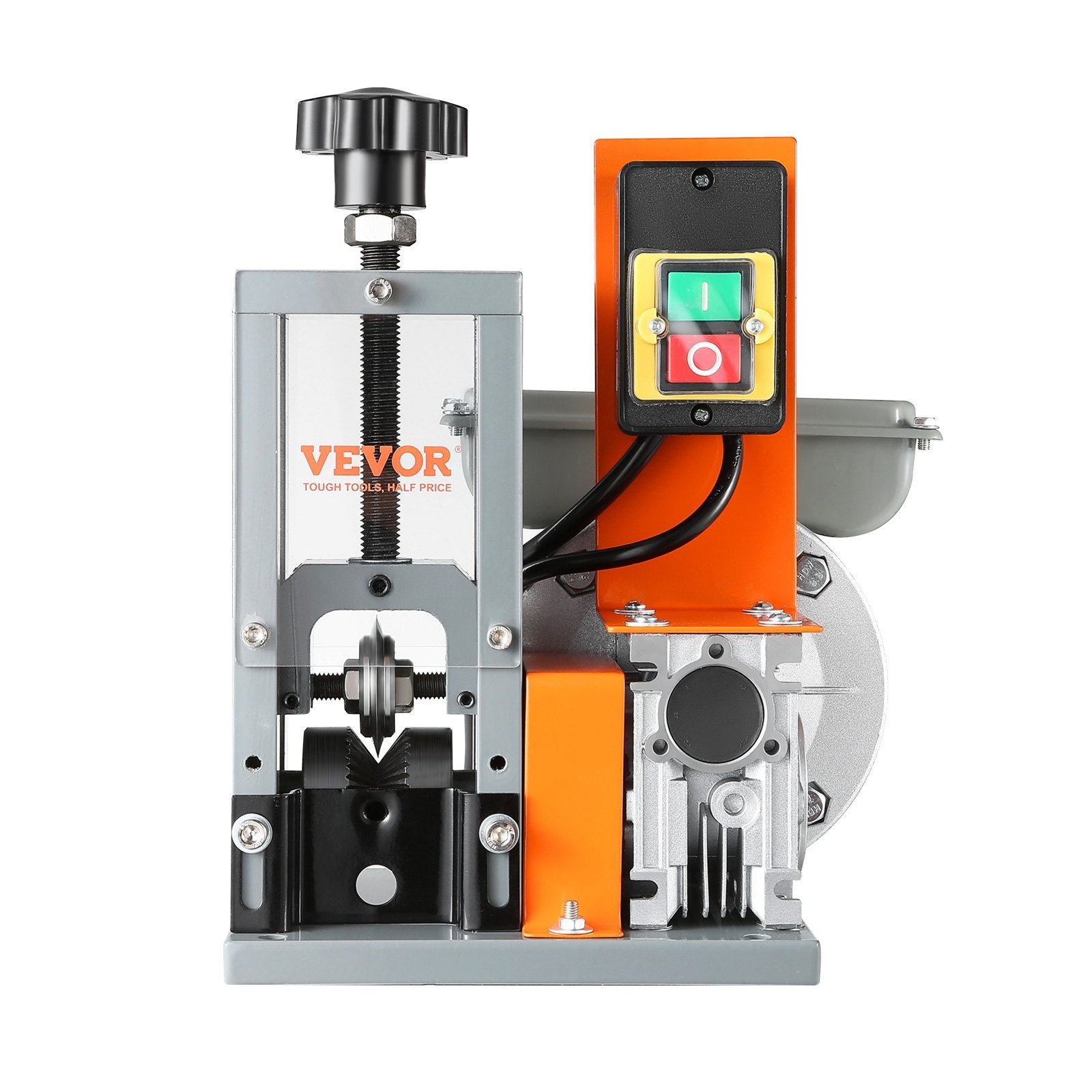 Automatic Wire Stripping Machine, 0.06''-0.98'' Electric Motorized Cable Stripper, 180 W, 60 ft/min Wire Peeler with Visible Stripping Depth Reference, for Scrap Copper Recycling