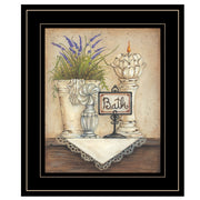 'Bath' Print By Mary Ann June , Ready to Hang Framed Print, Black Frame