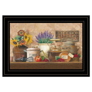 'Antique Kitchen' By Ed Wargo, Ready to Hang Framed Print, Black Frame