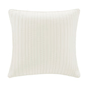 Cotton Quilted Euro Sham White Euro Sham
