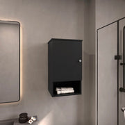 Bathbi 28' tall Medicine Cabinet with Two interior Shelves and One open Shelf