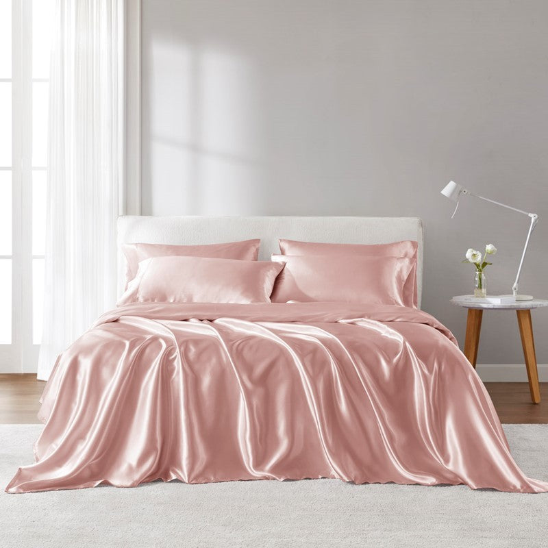 4 PCS Twin Luxury Sheet Set Blush