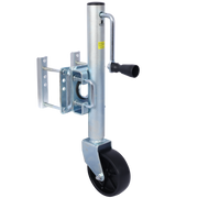 Trailer Jack, Boat Trailer Jack 32.8 in, Bolt-on Trailer Tongue Jack Weight Capacity 1000 lb, with PP Wheels and Handle for Lifting RV Trailer, Horse Trailer, Utility Trailer, Yacht Trailer