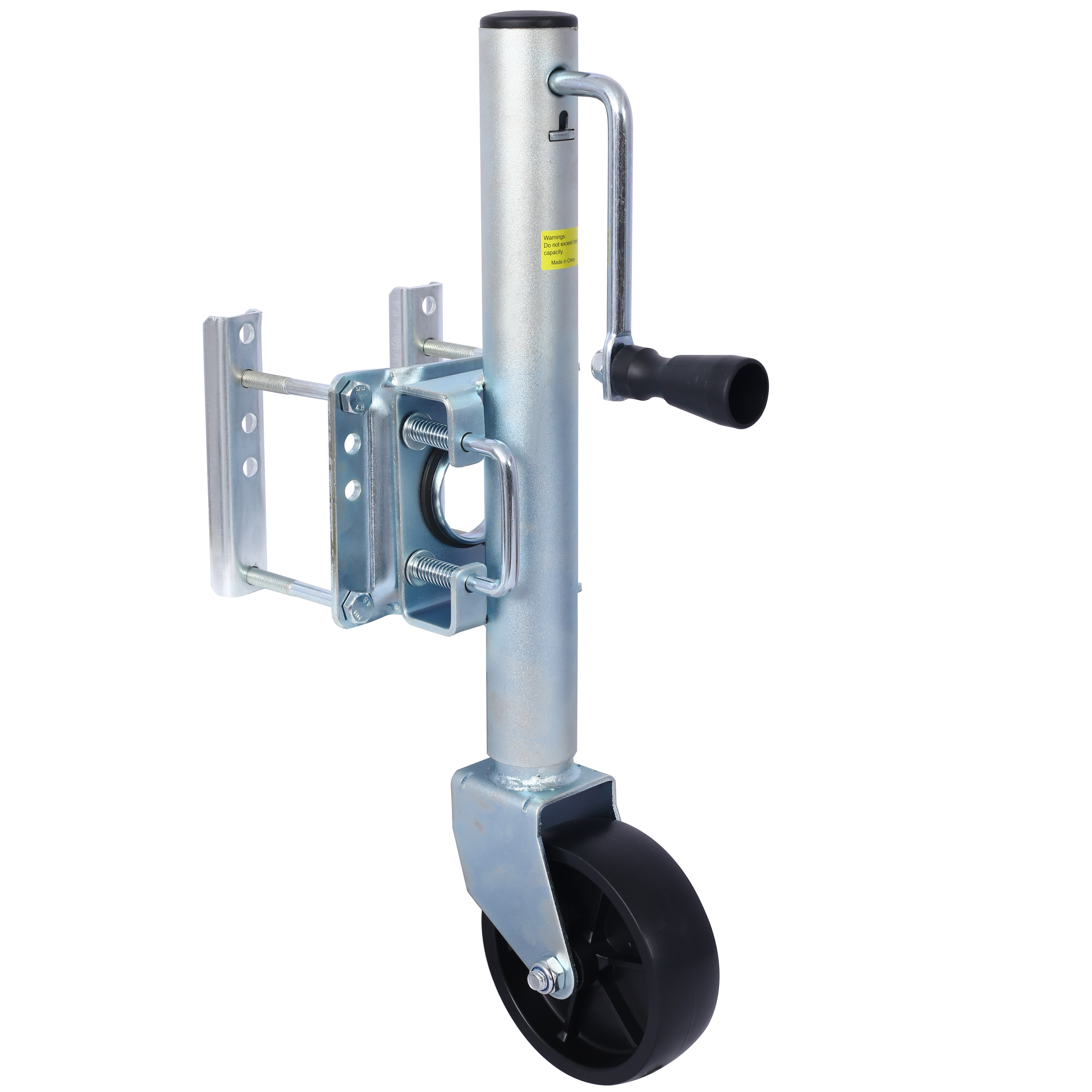 Trailer Jack, Boat Trailer Jack 32.8 in, Bolt-on Trailer Tongue Jack Weight Capacity 1000 lb, with PP Wheels and Handle for Lifting RV Trailer, Horse Trailer, Utility Trailer, Yacht Trailer