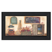'Bath House' Collection By Pam Britton, Ready to Hang Framed Print, Black Frame
