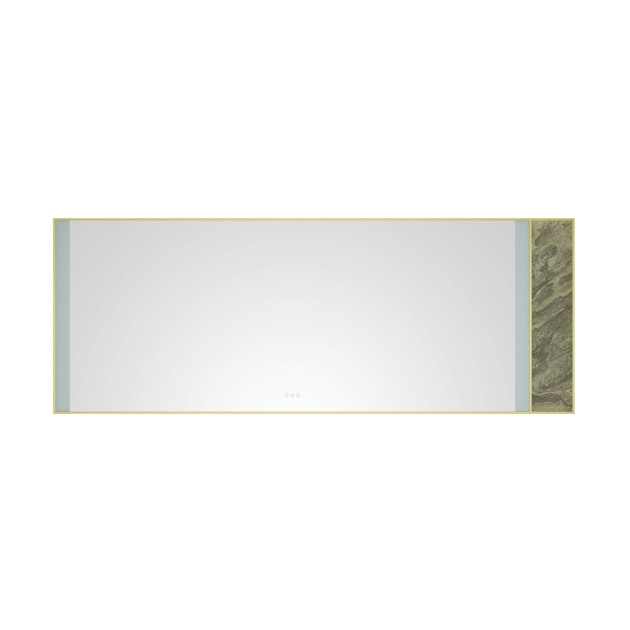 96x 36Inch LED Mirror Bathroom Vanity Mirror with Back Light, Wall Mount Anti-Fog Memory Large Adjustable Vanity Mirror
Natural stone decoration decoration follows LED changes