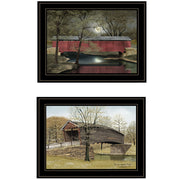 'Bridges Vignette of 2-piece By Billy Jacobs, Black Frame