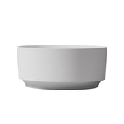49 Inch Solid Surface Soaking Bathtub - Deep Soak Freestanding Tub