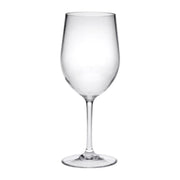 LeadingWare Tritan Plastic Wine Glasses Set of 4, Unbreakable, BPA Free, Clear, 12oz