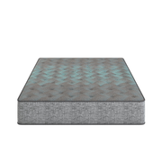 Restonic Comfort Care 2 Sided 9 inch Foam Core Mattress, Medium Comfort, Grey+Blue, Queen Size