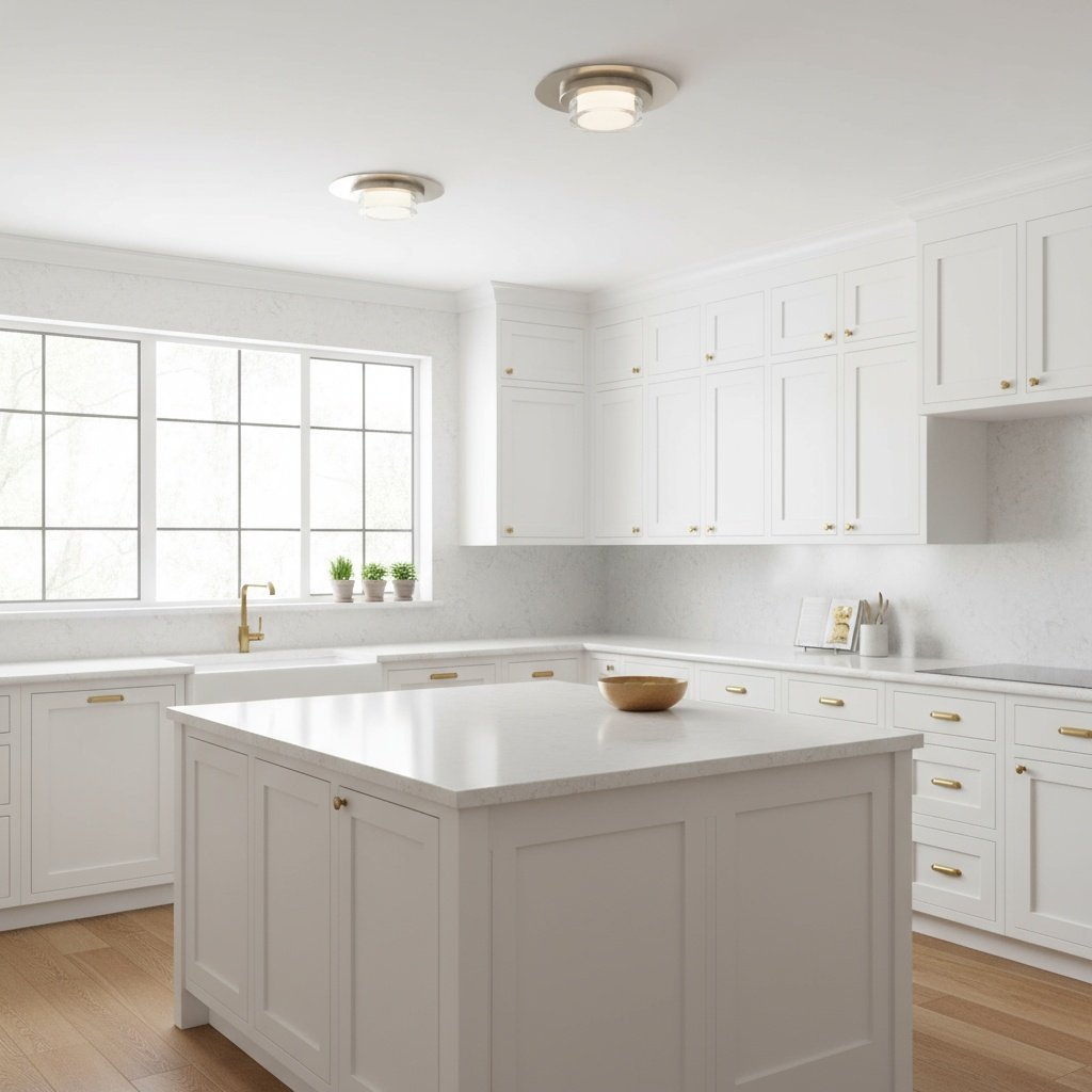 12 inch Square Chrome Integrated LED Flush Mount