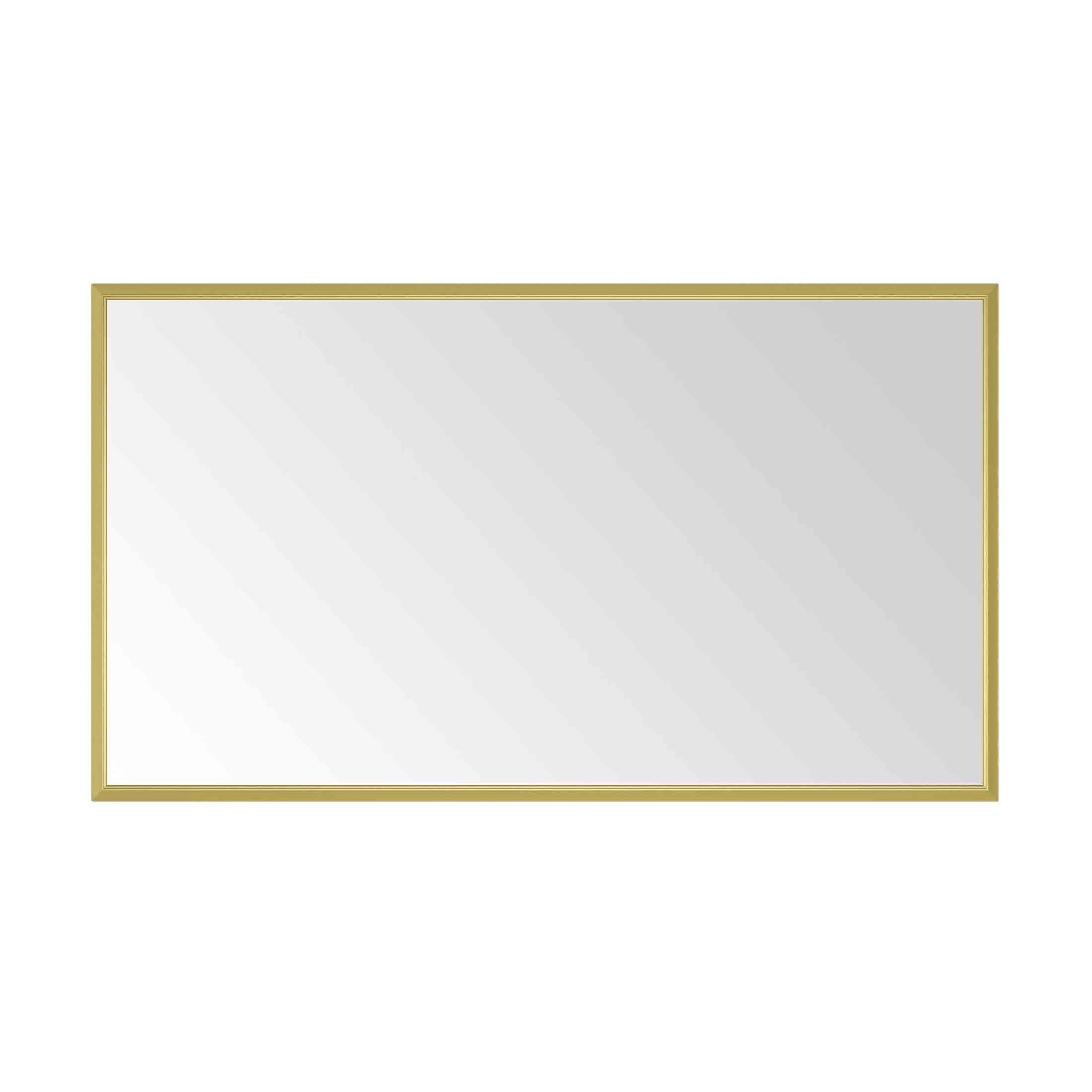 72in. W x 48in. H  Metal Framed Bathroom Mirror for Wall, Rectangle Mirror, Bathroom Vanity Mirror Farmhouse, Anti-Rust, Hangs Horizontally or Vertically