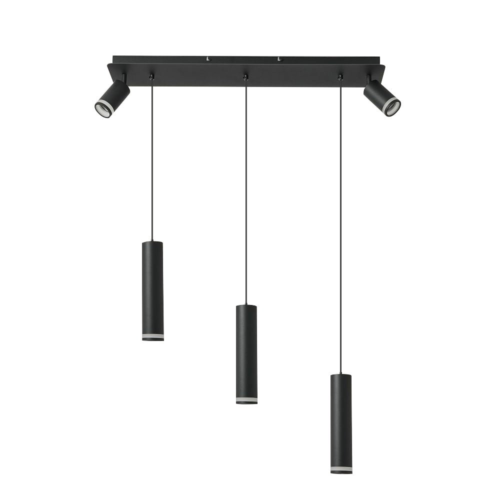 Angelina 5 - Light Cylinder Kitchen Island Pendant[No Bulb]