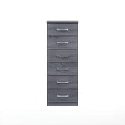 Boston G023-LC Lingerie Chest with Functional Storage Solutions, Gray, Particle Board, 46x18x16 inches
