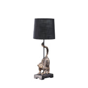 24' In Wildlife Old World Antique Bronze  Capuchin Monkey Polyresin Table Lamp