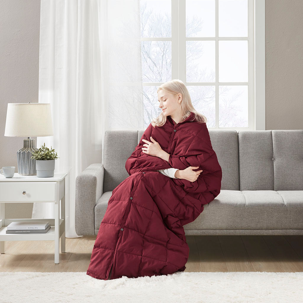 Wearable Multipurpose Throw Red 62x68'
