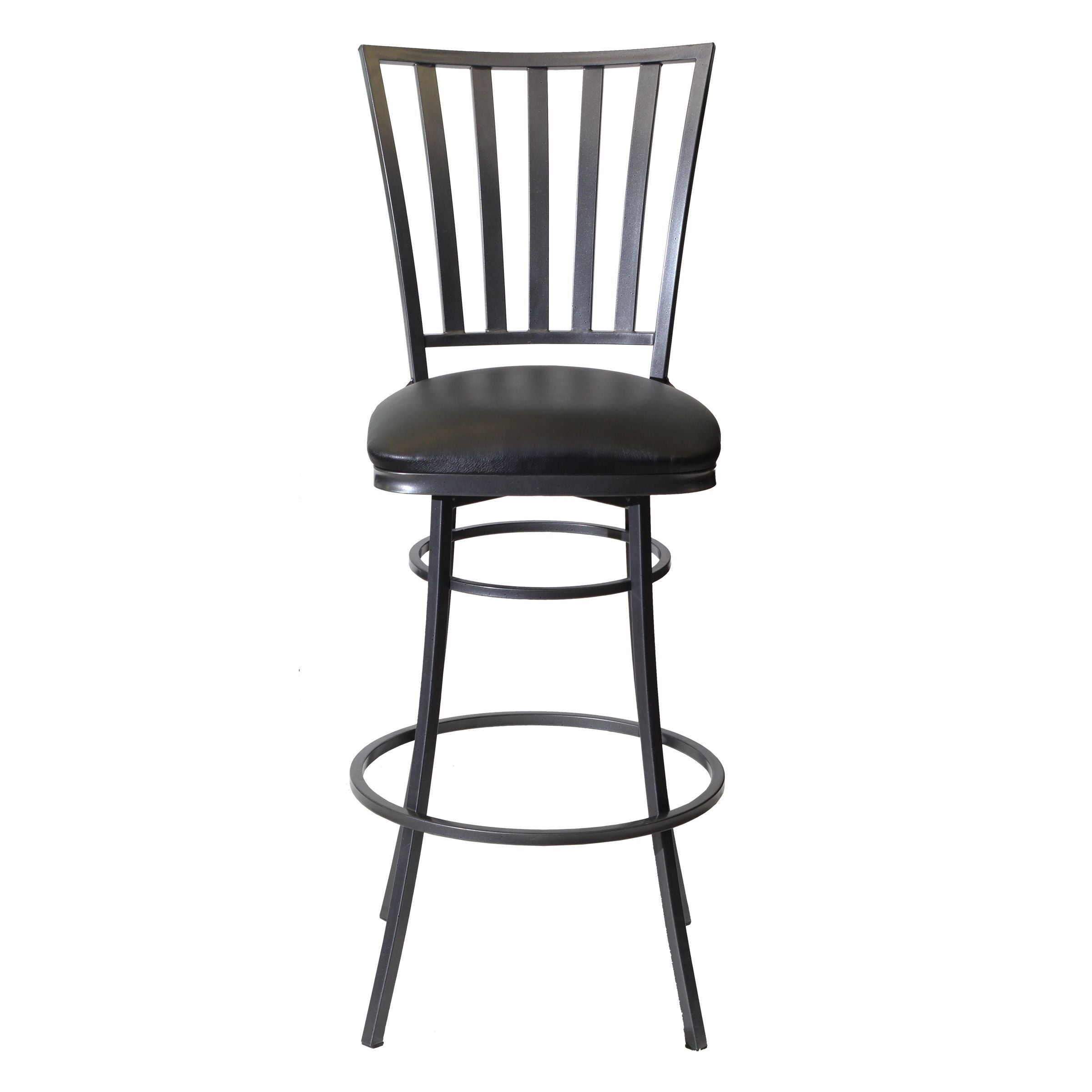 Stellan - Swivel Barstool - Black