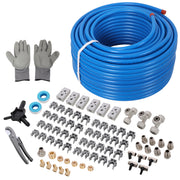 1/2' x 200ft Air Compressor Piping, High Quality PEX-AL-PEX Tubing, Air Hose Kit Air Compressor Accessories,Blue Tubing