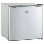 HOMCOM Mini Freezer Countertop, 1.1 Cu.Ft Compact Upright Freezer with Removable Shelves, Reversible Door for Home, Dorm, Apartment and Office, gray