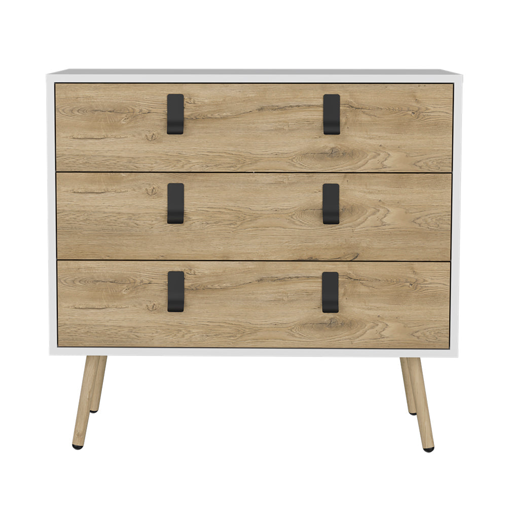 Dresser Magness, Bedroom, White / Macadamia