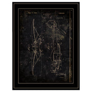 'Airplane Patent II' by Cloverfield & Co, Ready to Hang Framed Print, Black Frame