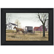 'Goin' to Market' By Billy Jacobs, Ready to Hang Framed Print, Black Frame