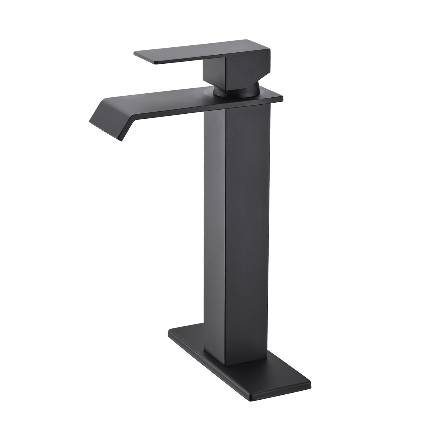 Waterfall Spout Single Handle Bathroom Sink Faucet