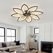 35.4In Ceiling Fan with Lights, Remote Control 3 Color Temperatures,6 Gear wind Speed Fan Light