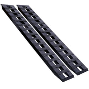 Heavy-Duty Ramps with Top Hook Attaching End, Universal Loading Ramp for Motorcycle, Tractor, ATV/UT 84' X 14' 8800 LBS 1 Pair 2 Ramps Aluminum ,Black Coating