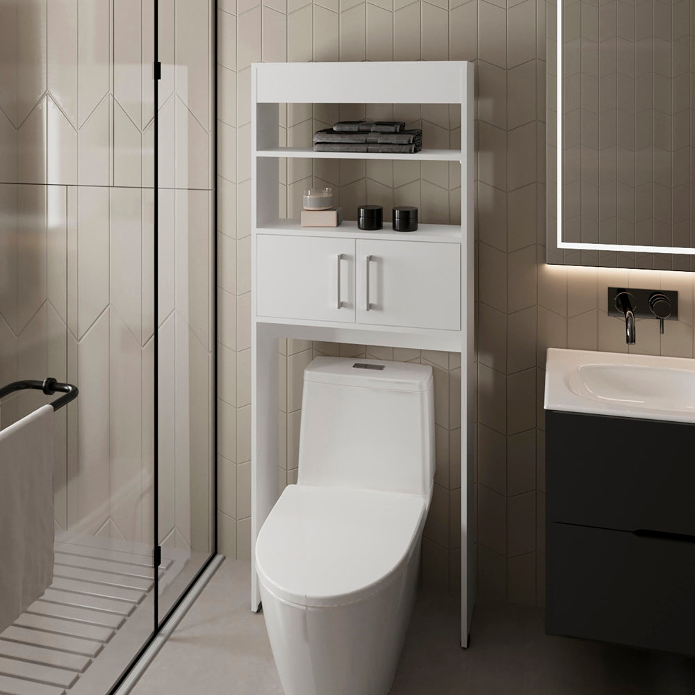 Over The Toilet Cabinet Jozz, Bathroom, White