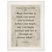 'Book Quote VI' by Misty Michelle, Ready to Hang Framed Print, White Frame