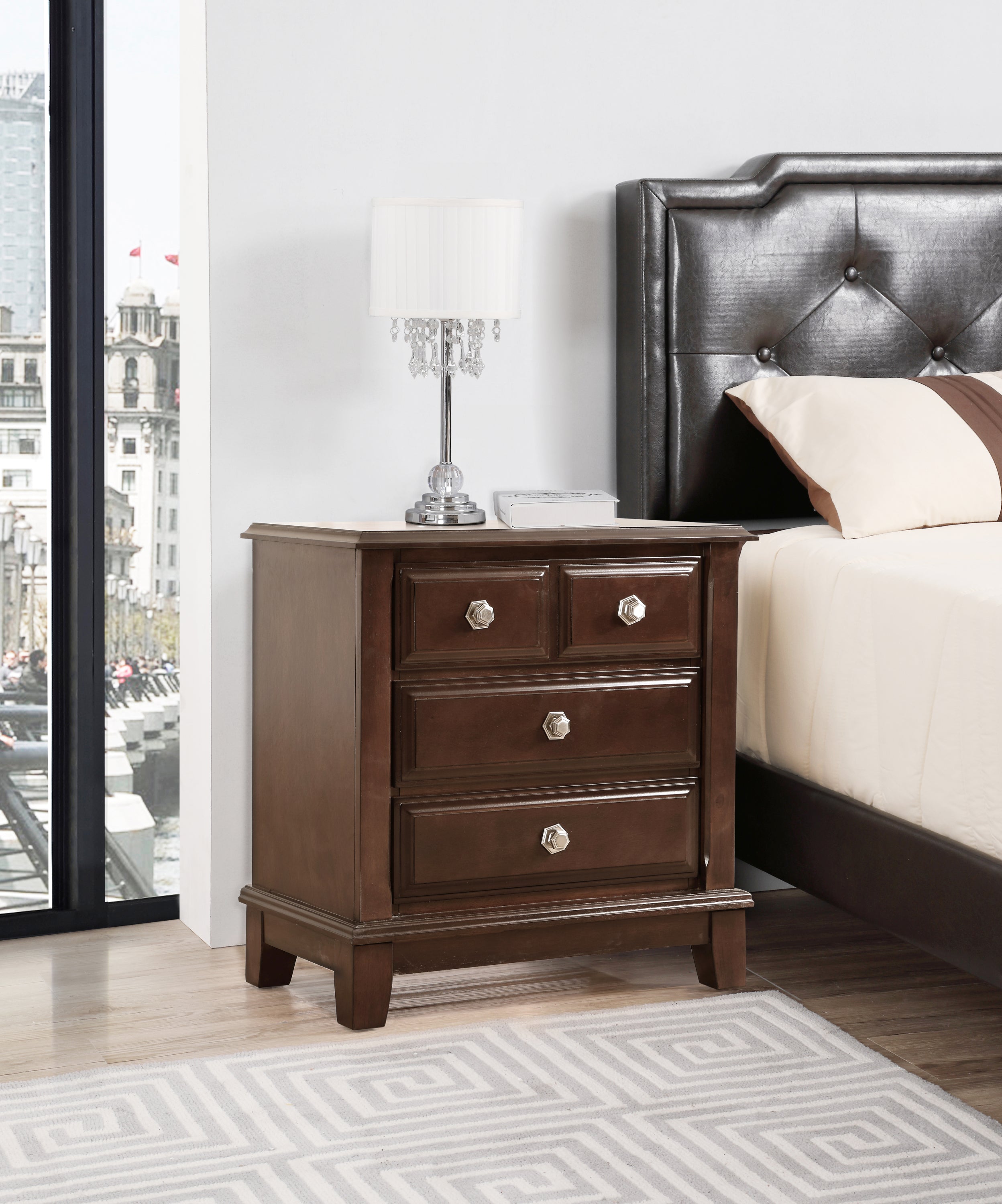 Ashford G9800-N Night Stand , Cappuccino