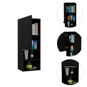 Wenge Rectangle 2-Shelf Medicine Cabinet