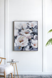 32.3x40.2' Sarah Framed Floral Wall Art, Large