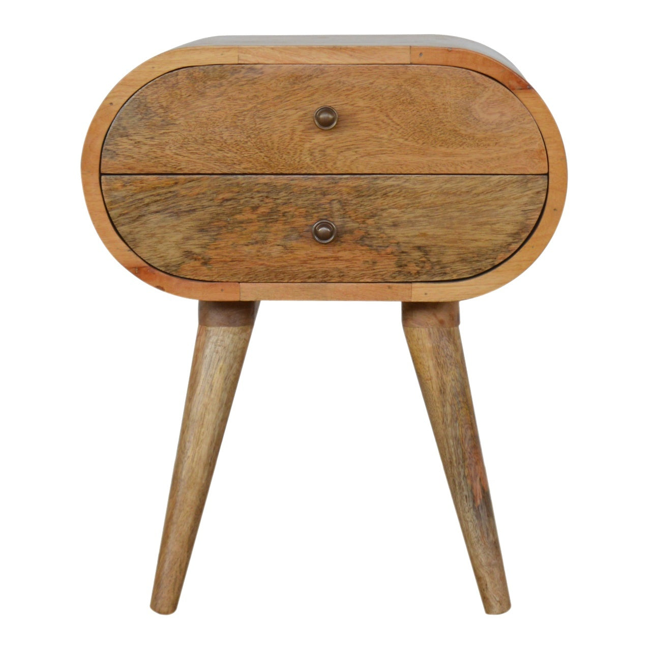 Soild Wood Circular Nightstand