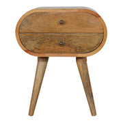 Soild Wood Circular Nightstand