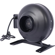 4-Inch 316 CFM Inline Duct Fan: Air Circulation Vent Blower for Hydroponics, Basements, and Kitchens