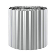 Corrugated Garden Edging 8 x 120 inch – Sturdy Metal Landscape Edging Strips for Lawns, Borders & Flower Beds – Strong Galvanized Iron with Rolled Edge Design, Easy Installation