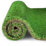 2FTX10FT Outdoor Artificial Grass Runner Rug, Thick Realistic Fake Grass Roll Decor Patio Balcony Garden Lawn, Dog Pets Turf Drain Mat, 1.38' Pile Height
