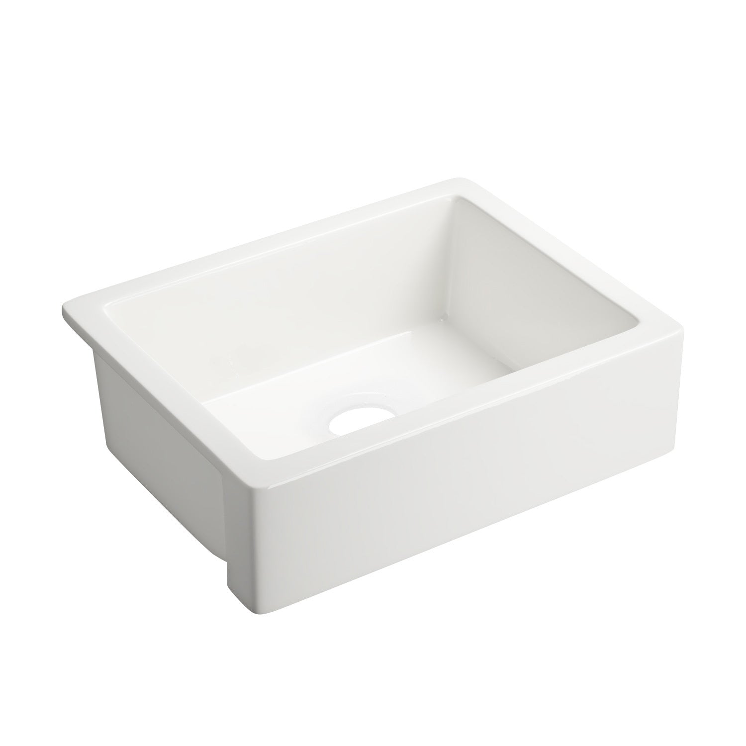 24'L x 19' W Farmhouse/Apron Front White Kitchen Sink