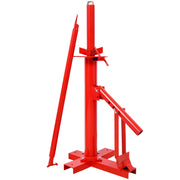 Portable Manual Tire Changer Steel Tool for 8' to 16' Tires Red Durable Design for Car Truck Garage
