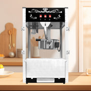 Popcorn Machine with 16 Ounce Kettle, Countertop Popcorn Maker Commercial Popcorn Machine w/Stainless Steel Scoop, Oil Spoon & 3 Popcorn Cups for Home Movie Theater, Black