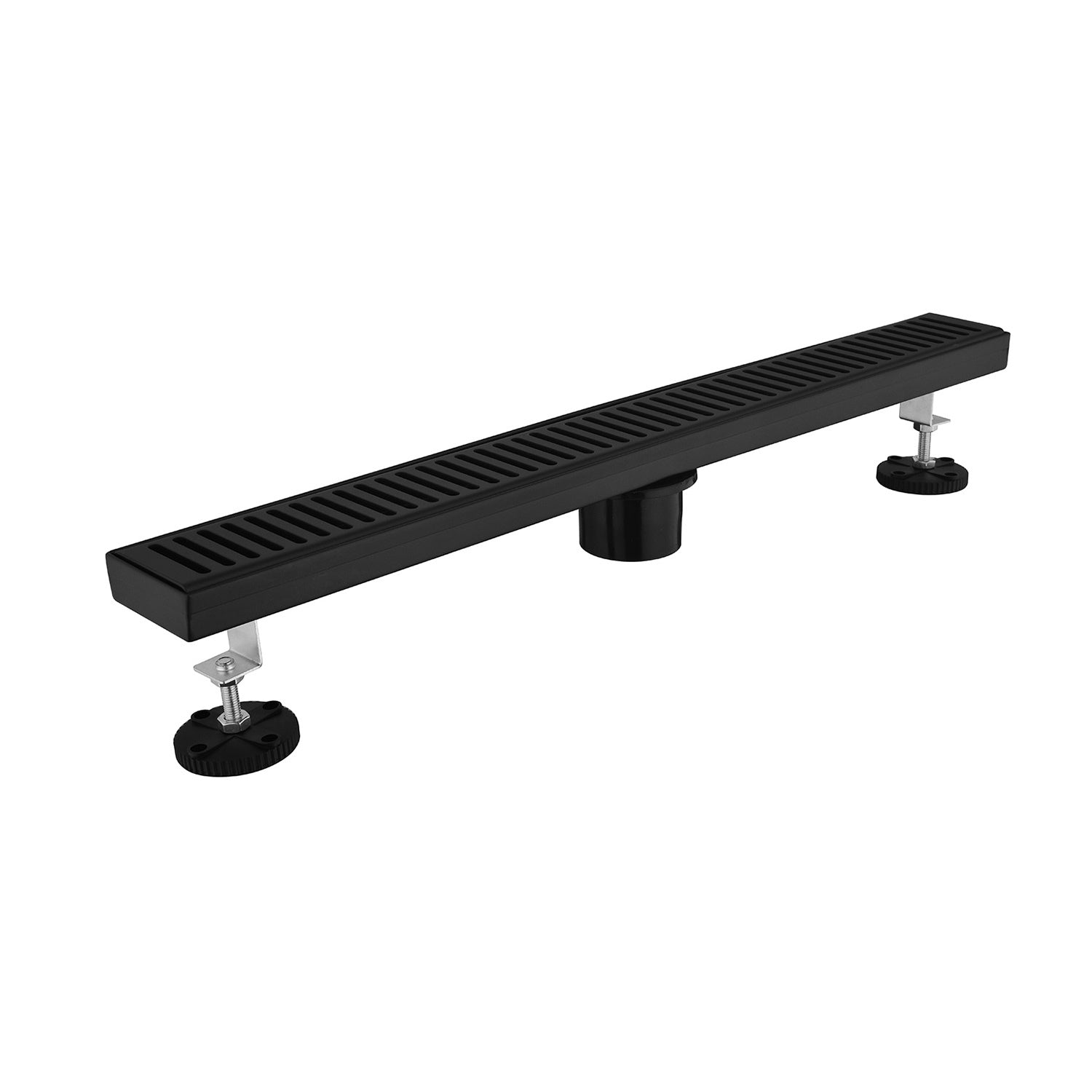 24 Inches Linear Shower Drain, Included Hair Strainer and Leveling Feet