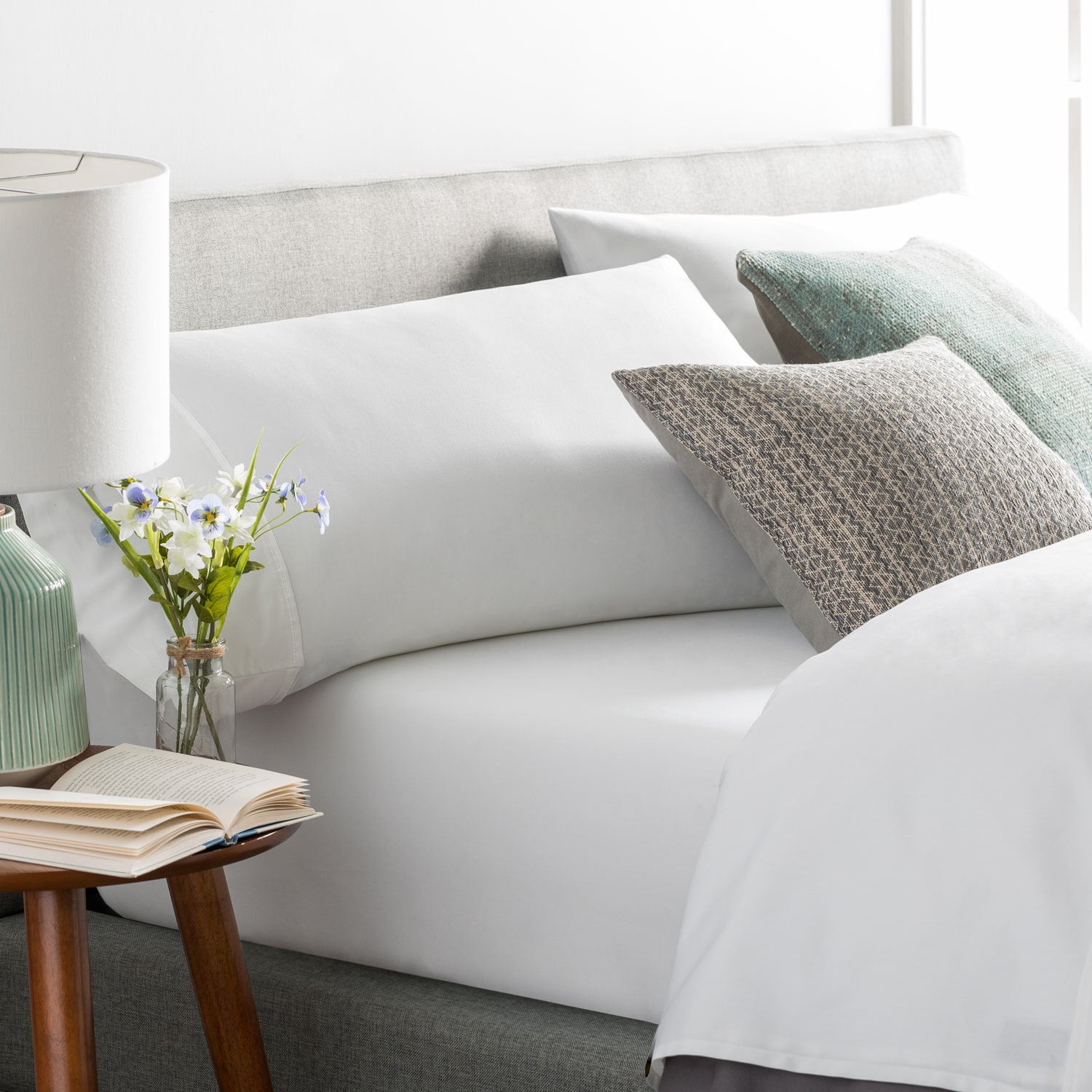 Brookside Tencel Sheet Set, Split King, White